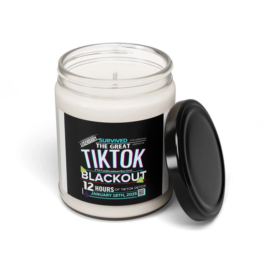 TikTok Inspired 12 Hour Blackout, Scented Soy Candle, 9oz Printify