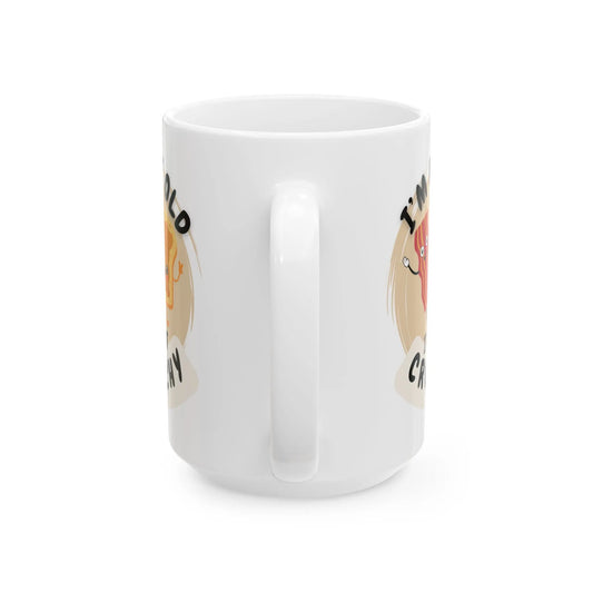 Funny Ceramic Mug, Not Old, Just Crunchy Printify