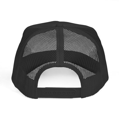 UNF★CKWITHABLE-ISH™ Trucker Hat, Unisex Black & Red