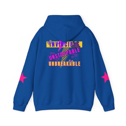 90's Unisex Heavy Blend Retro Streetwear Hoodie, 2 Colors