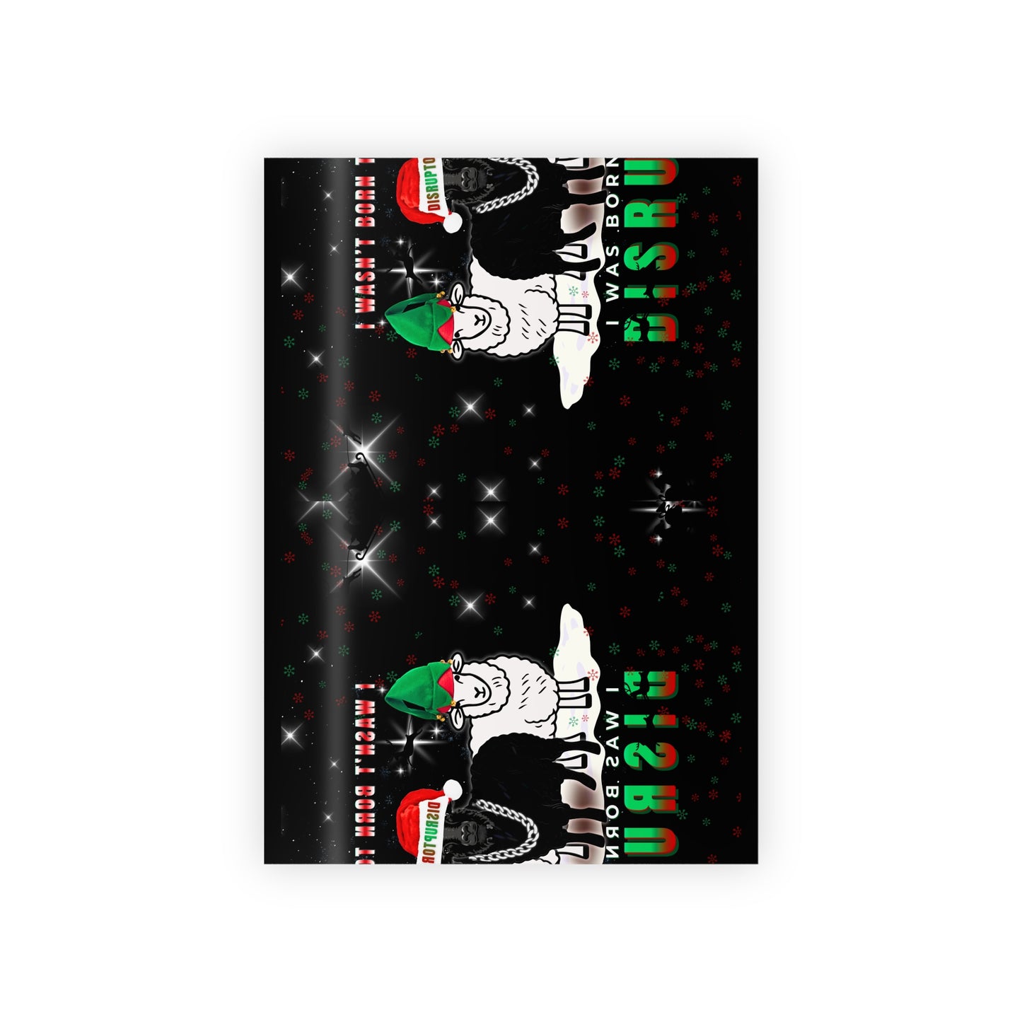 The Disruptor – Black Sheep Savage Holiday Wrap Paper