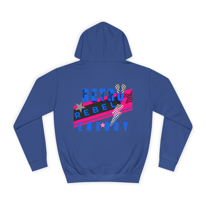 Retro Rebel Streetwear 
Unisex Premium Classic Fit Hoodie, Invincible Unstoppable Unbreakable - 7 Colors