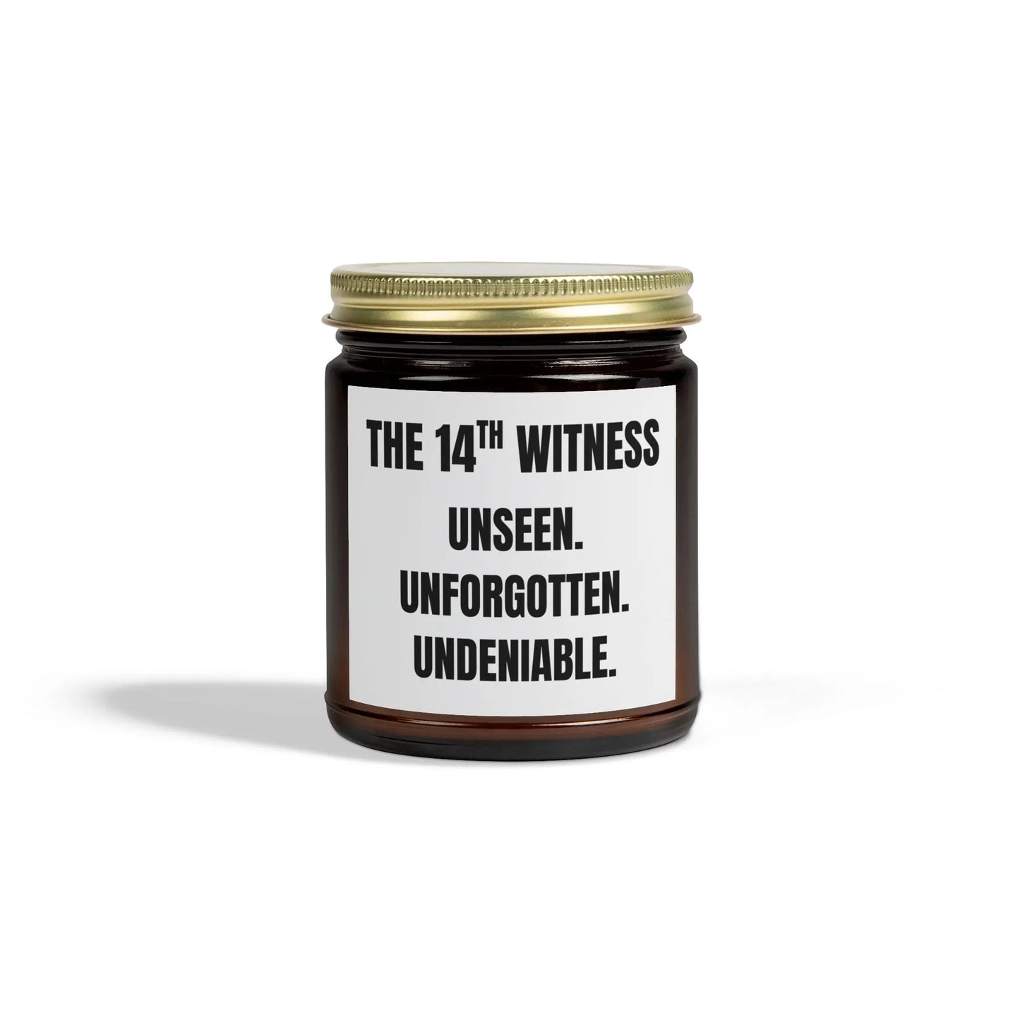 The 14th Witness, Soy Candle, "Truth Teller." Printify