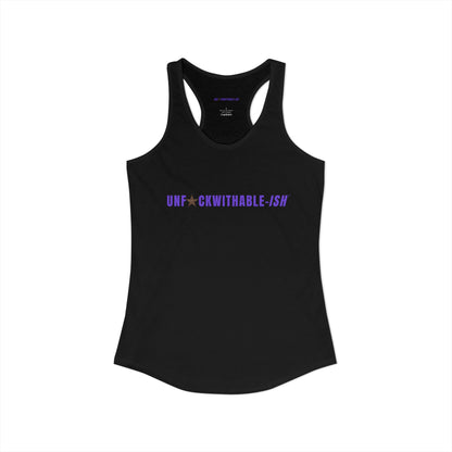 UNF★CKWITHABLE-ISH™ Women's Racerback Tank, 3 Colors Leopard Star