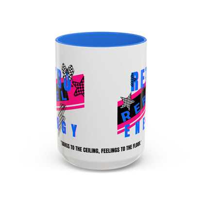 Retro Rebel Mug, 90s Nostalgia, "Bangs to the Ceiling"