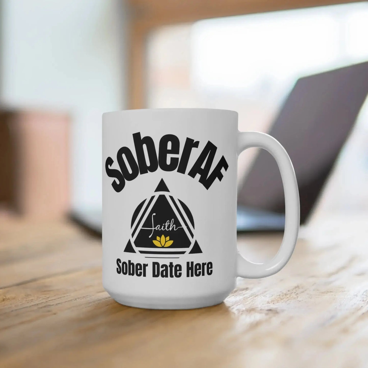 Recovery Bundle SoberAF, Mug + Phone Case + Sticker Printify
