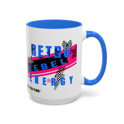 Retro Rebel Mug, 90s Nostalgia, "Bangs to the Ceiling"