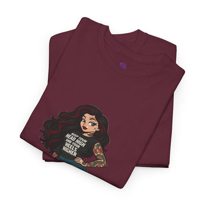 Rebel Boss Energy Skarlitt Streetwear Graphic T-Shirt, Unisex