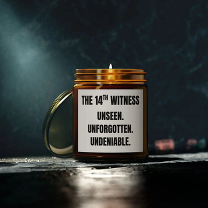 The 14th Witness, Soy Candle, "Truth Teller." Printify