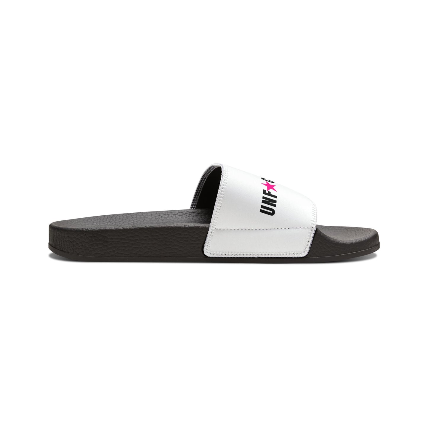 UNF★CKWITHABLE-ISH™ Women’s Slides. Hot-Pink Star Edition
