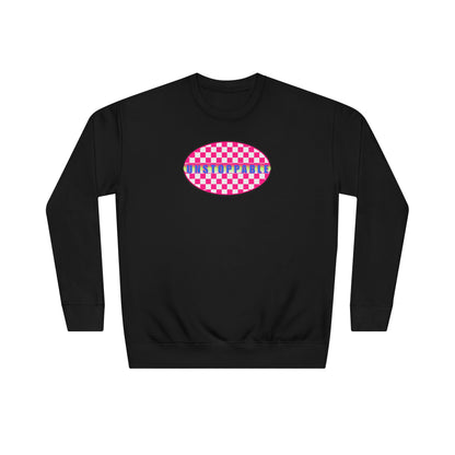 Unisex 90's Vibe Streetwear Graphic Crew Sweatshirt, 4 Colors