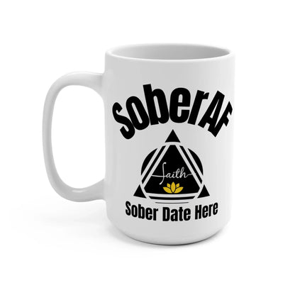 Recovery Bundle SoberAF, Mug + Phone Case + Sticker Printify