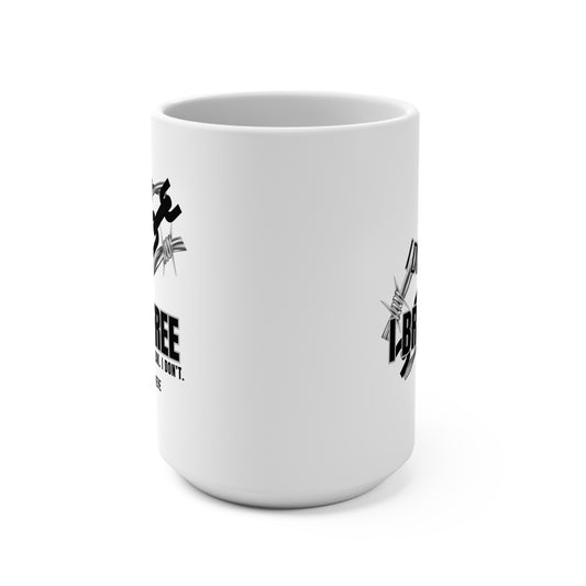 Sobriety Mug, I Broke Free, Black Edition + Custom Sober Date
