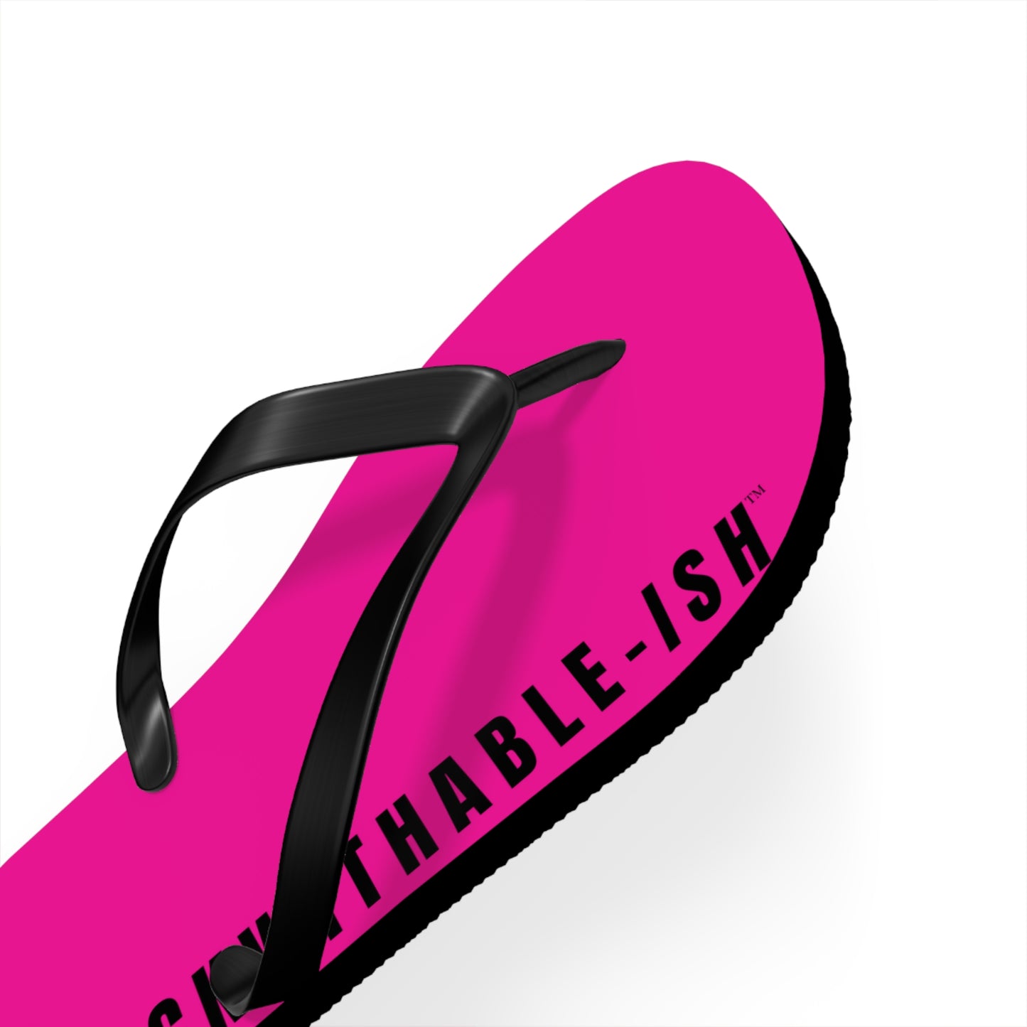 UNF★CKWITHABLE-ISH™ Flip Flops Hot Pink Star