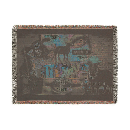 Behind The Walls – 3 Rebel Warrior's Woven Blanket/ Wall Tapestry