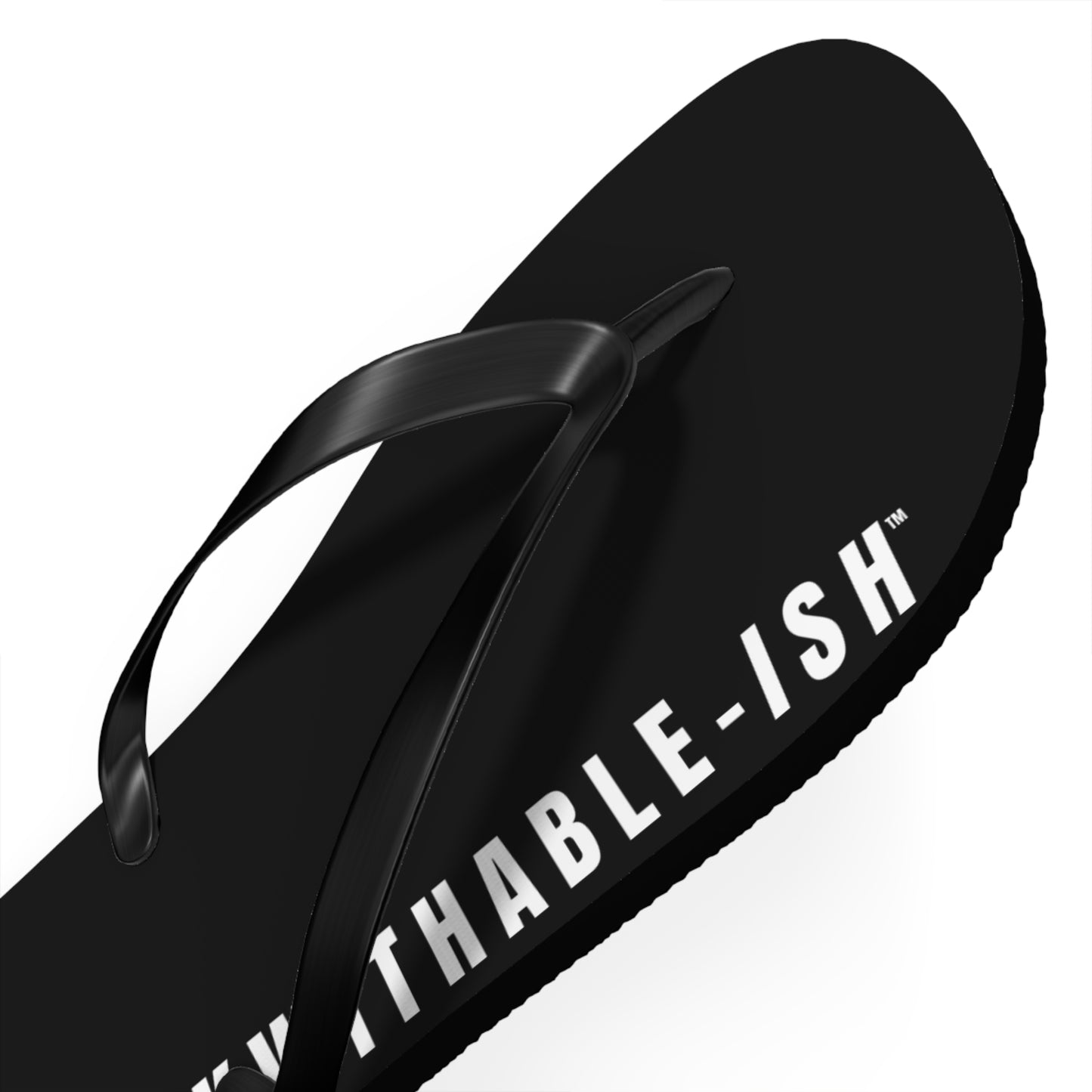 UNF★CKWITHABLE-ISH™ Flip Flops, White/White Star