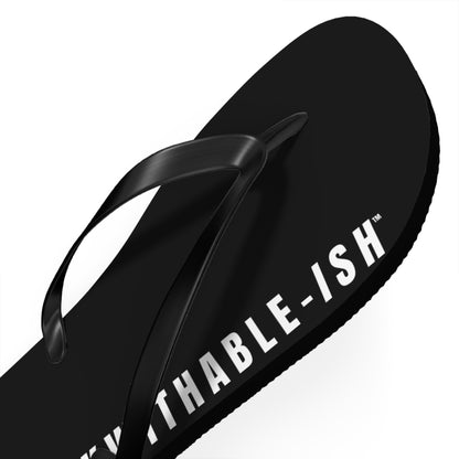 UNF★CKWITHABLE-ISH™ Flip Flops, White/White Star
