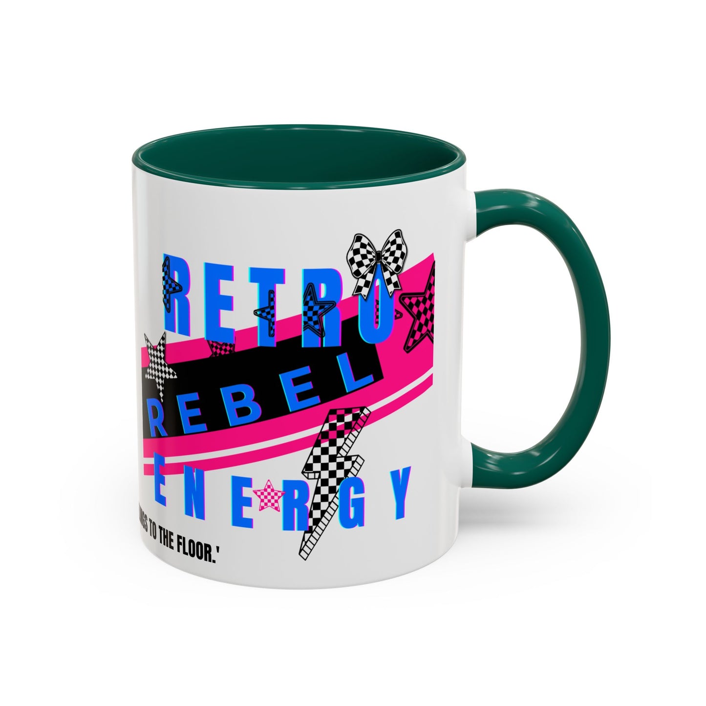 Retro Rebel Mug, 90s Nostalgia, "Bangs to the Ceiling"