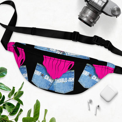 UNF★CKWITHABLE-ISH™ Fanny Pack – Ass in Jeans/Hot Pink Hair