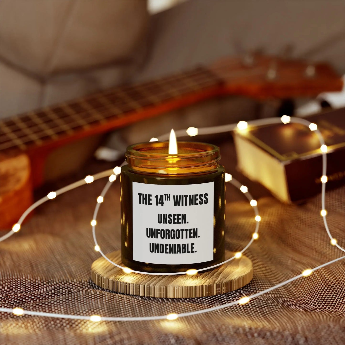 The 14th Witness, Soy Candle, "Truth Teller." Printify