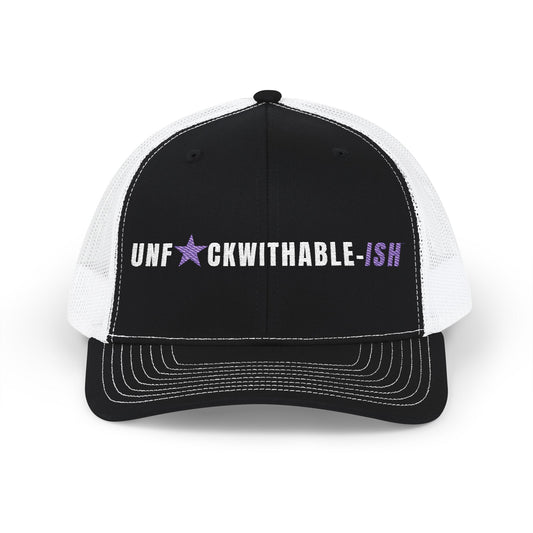UNF★CKWITHABLE-ISH Embroidered Trucker Cap