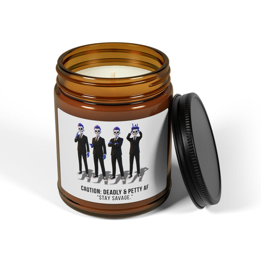 Funny BeanJamin Soy Candle, "Stay Savage"