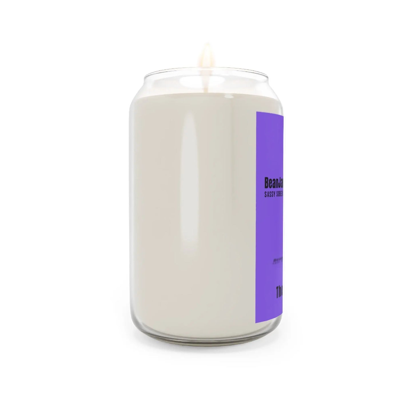 Sobriety & Funny Scented Candle - Featuring BeanJamin, Sober Sidekick + Secret Bonus Printify