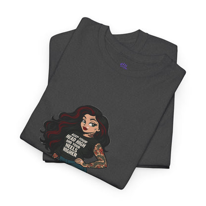 Rebel Boss Energy Skarlitt Streetwear Graphic T-Shirt, Unisex