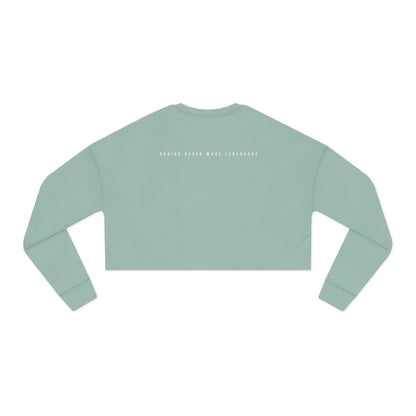 Edgy Streetwear Black Sheep Women's Cropped Sweatshirt, The Legend