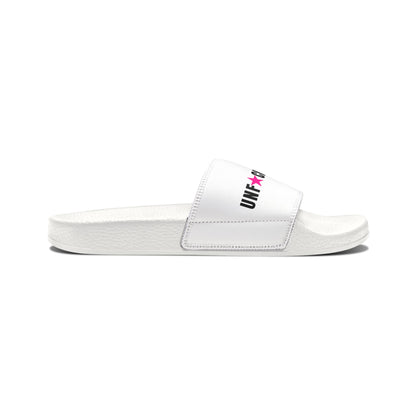 UNF★CKWITHABLE-ISH™ Women’s Slides. Hot-Pink Star Edition