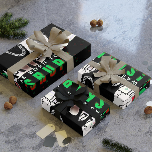 The Disruptor – Black Sheep Savage Holiday Wrap Paper