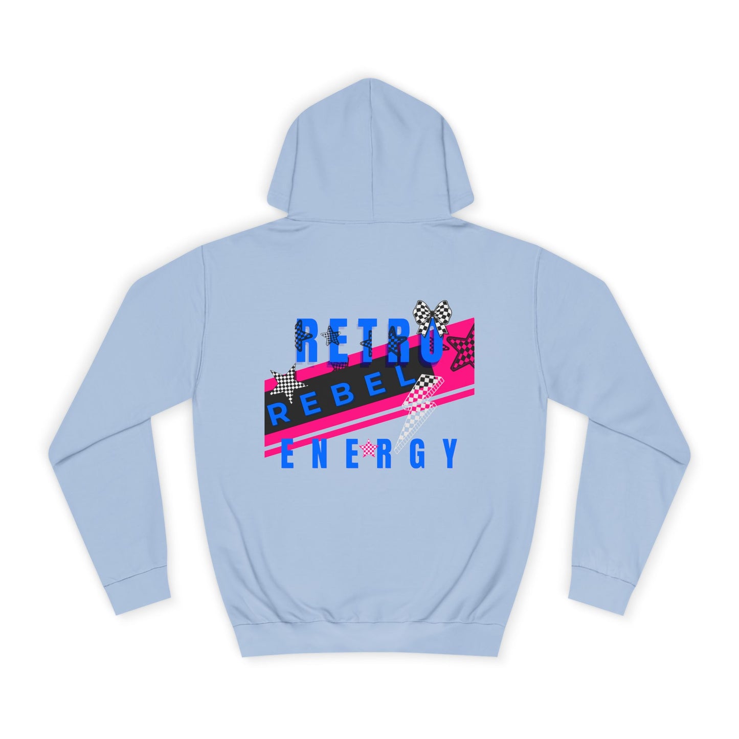 Retro Rebel Streetwear 
Unisex Premium Classic Fit Hoodie, Invincible Unstoppable Unbreakable - 7 Colors