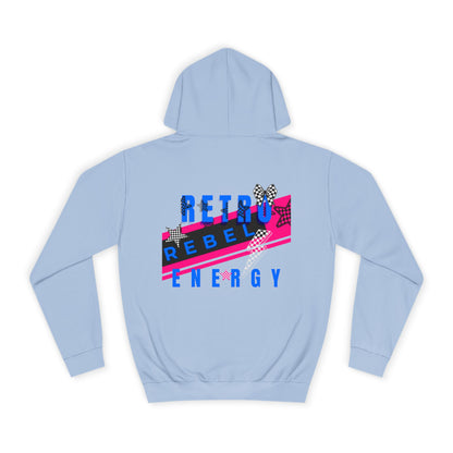 Retro Rebel Streetwear 
Unisex Premium Classic Fit Hoodie, Invincible Unstoppable Unbreakable - 7 Colors