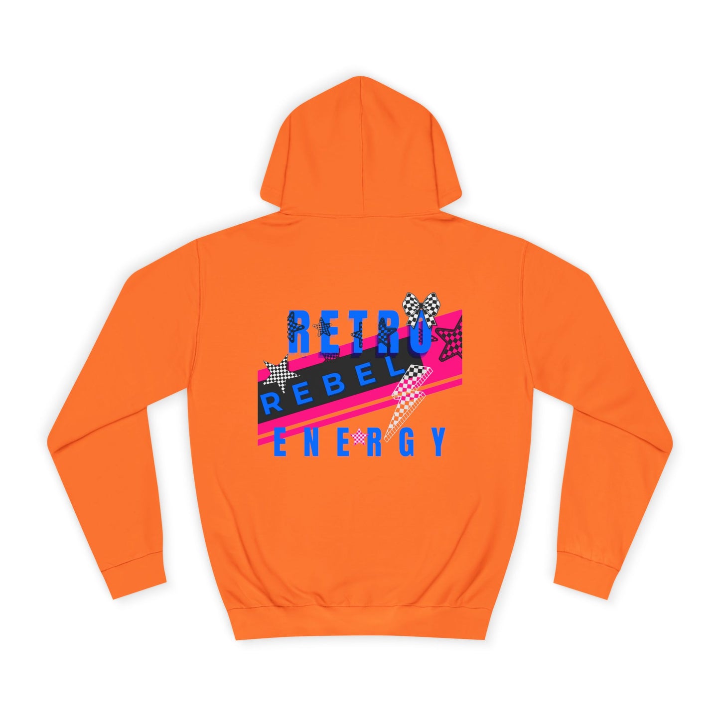 Retro Rebel Streetwear 
Unisex Premium Classic Fit Hoodie, Invincible Unstoppable Unbreakable - 7 Colors