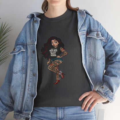Rebel Boss Energy Skarlitt Streetwear Graphic T-Shirt, Unisex