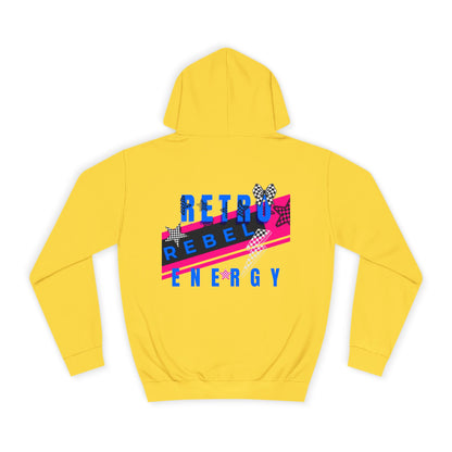 Retro Rebel Streetwear 
Unisex Premium Classic Fit Hoodie, Invincible Unstoppable Unbreakable - 7 Colors
