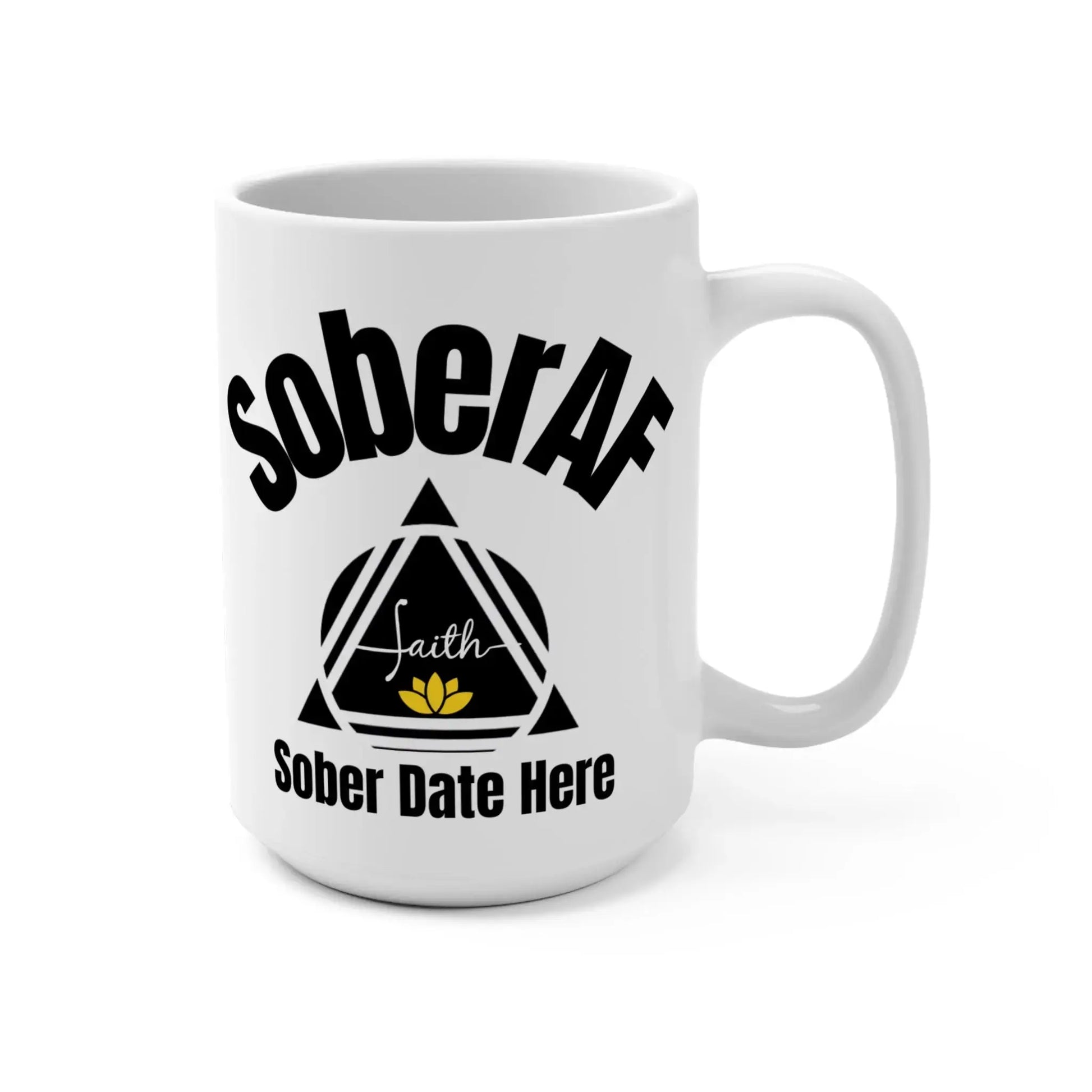 Recovery Bundle SoberAF, Mug + Phone Case + Sticker Printify