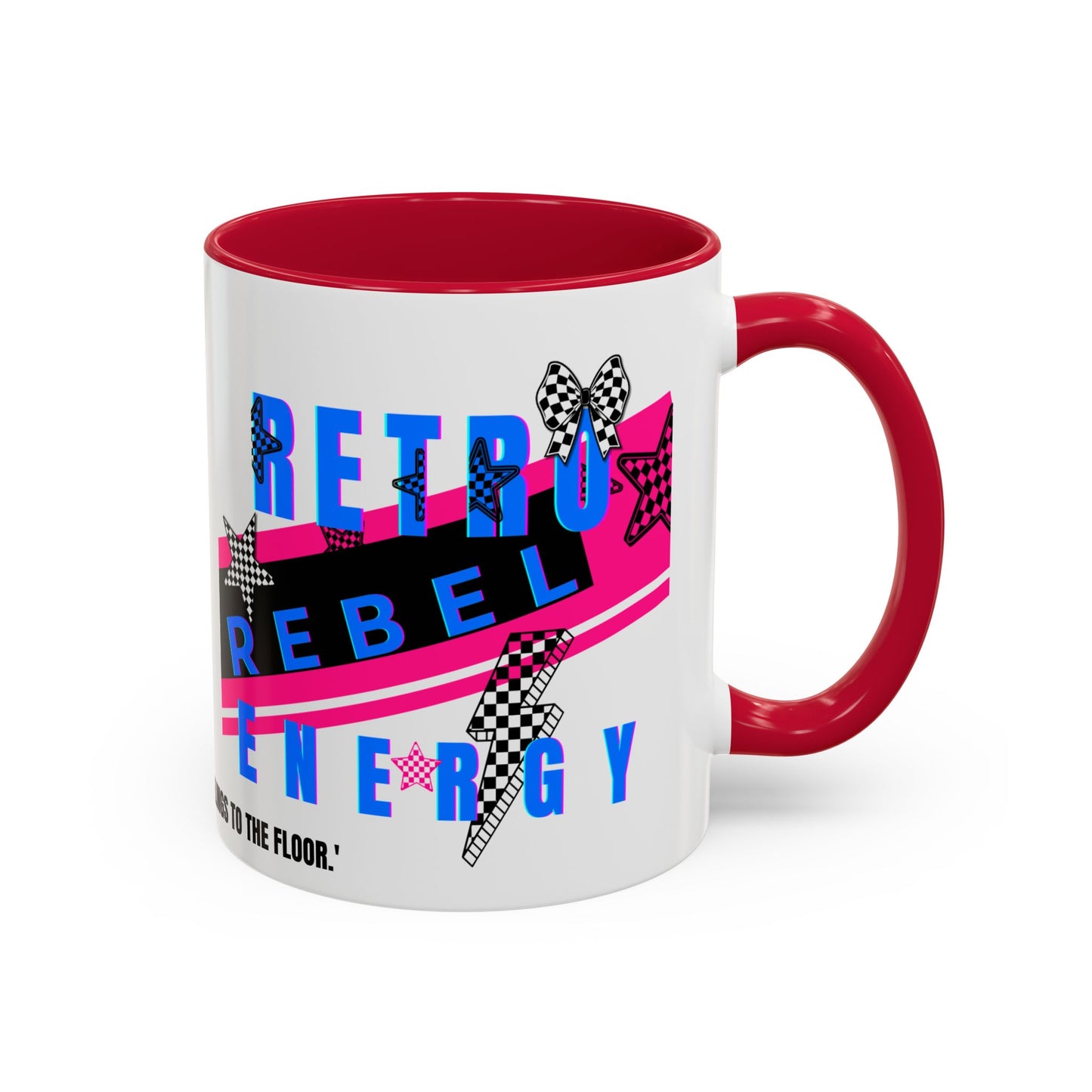 Retro Rebel Mug, 90s Nostalgia, "Bangs to the Ceiling"