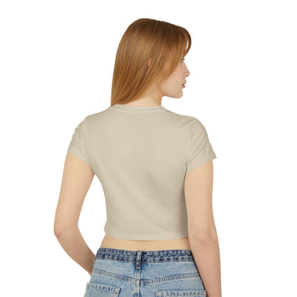 Classy Smart-Ass Women's Cropped Baby Tee Organic Cotton
