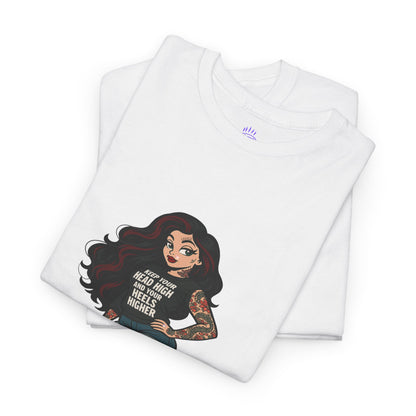 Rebel Boss Energy Skarlitt Streetwear Graphic T-Shirt, Unisex