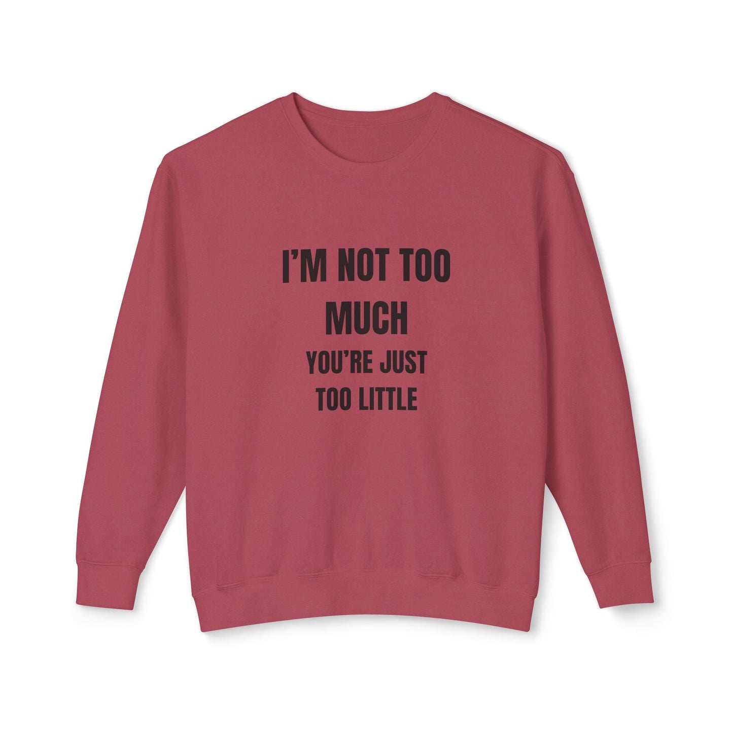 Adult Humor Crewneck Sweatshirt - Fun Size F*ck Boys Printify