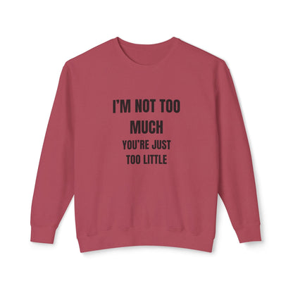 Adult Humor Crewneck Sweatshirt - Fun Size F*ck Boys Printify