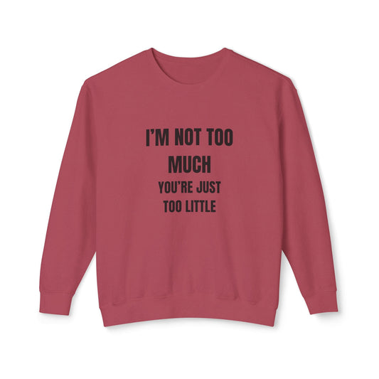 Adult Humor Crewneck Sweatshirt - Fun Size F*ck Boys Printify