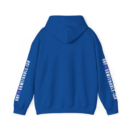 UNF★CKWITHABLE-ISH™ Unisex Hoodie, Graphic Sleeves Purple Star Edition