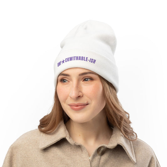 UNF★CKWITHABLE-ISH Embroidered Beanie
