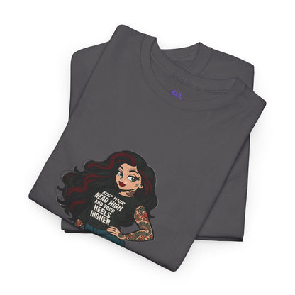 Rebel Boss Energy Skarlitt Streetwear Graphic T-Shirt, Unisex