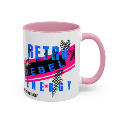 Retro Rebel Mug, 90s Nostalgia, "Bangs to the Ceiling"