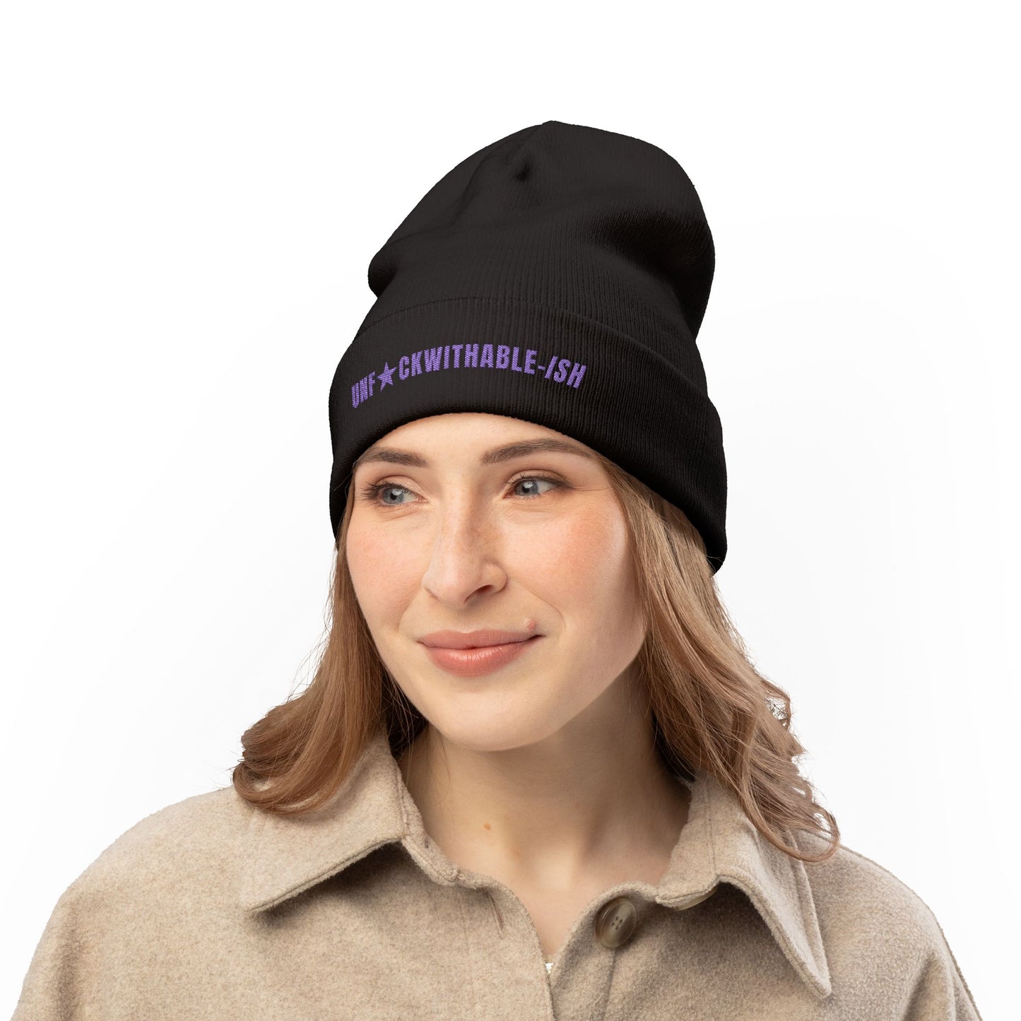 UNF★CKWITHABLE-ISH Embroidered Beanie