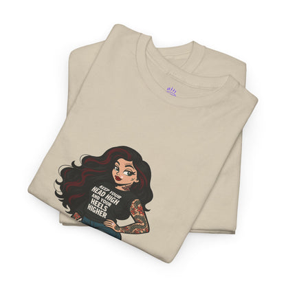 Rebel Boss Energy Skarlitt Streetwear Graphic T-Shirt, Unisex