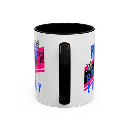 Retro Rebel Mug, 90s Nostalgia, "Bangs to the Ceiling"